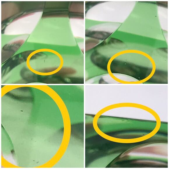 Perthshire 1983G Ducks in the Pond 3D Faceted Flash Overlay Hollow Paperweight - Picture 13 of 16